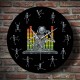 Horloge Tête de Mort Squelette DJ Dance