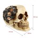 Crâne décoratif Style Steam Punk en résine dimensions