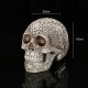 Crâne décoratif Tête de mort tête à taille réaliste avec machoire séparée modele 1 dimensions