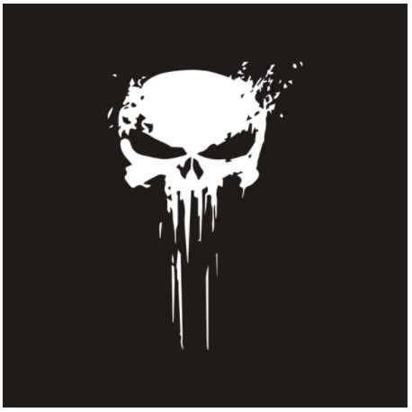 Sticker Tete de Mort Punisher