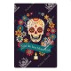 Plaque métal avec crâne Mexicain Jour des morts - modèle 5