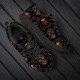 Chaussure tête de mort baskets classiques à lacets Santa Muerte unisexe model 8