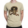 T-Shirt Tête de mort Cowboy Mexicain Sobrero Santa Muerte