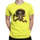 Mangnifique T-Shirt Tête de mort Cowboy Mexicain Santa Muerte jaune