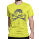 T-shirt Tête de mort Skull 13 - XIII - couleur jaune