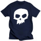 T-shirt crâne animé 6 couleurs - couleur bleu marine