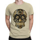T-shirt tête de mort mexicaines dorée - modèle 9